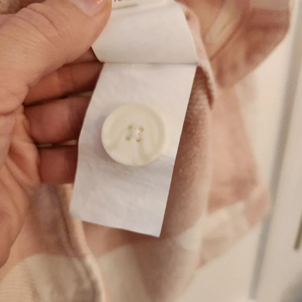 Nautica Shacket Pink White Buffalo Check Button Down Shirt Jacket Soft XXL - Picture 9 of 10